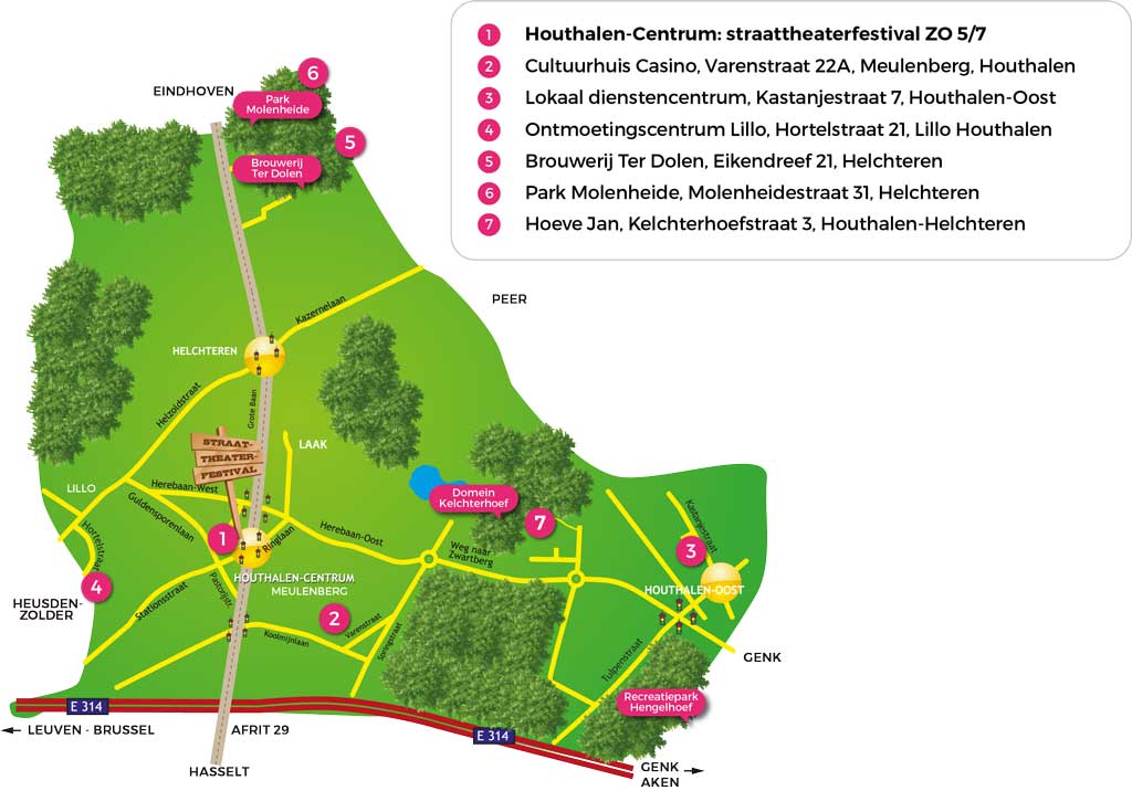 Plattegrond Lachfestival 2026